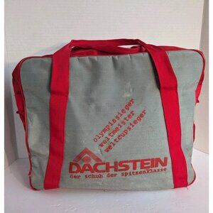 Vintage Dachstein Ski Boot Bag Gray & Red – Austria 1970s/80s Retro Alpine Gear